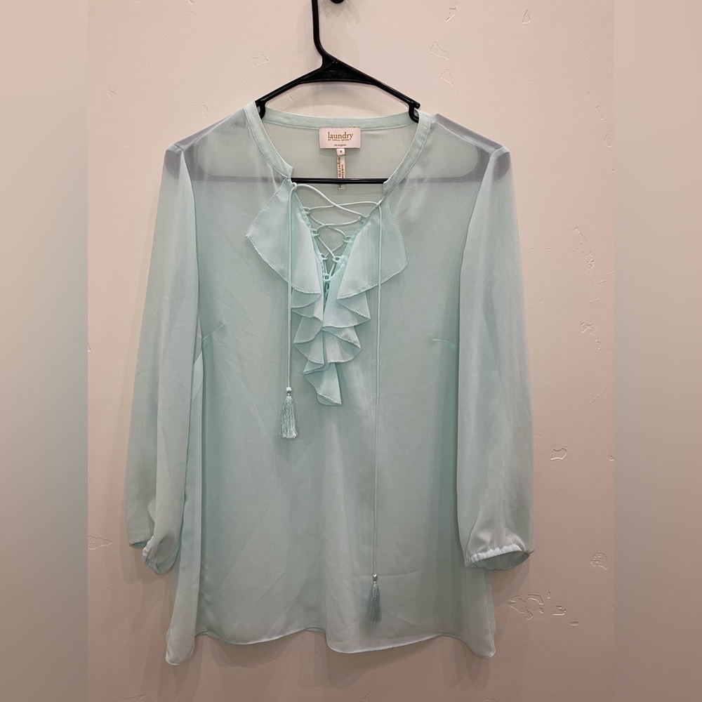 Laundry by Shelli Segal woman’s blouse size:6